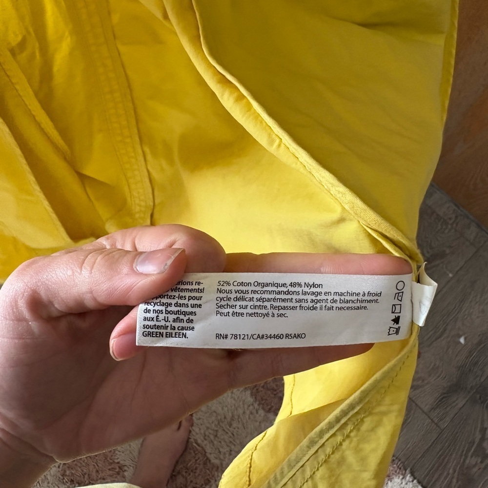 Eileen Fisher Women's Mustard Trench Coat 🌞 - Picture 9 of 9